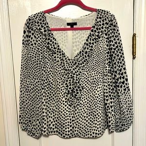 J Crew Heart Blouse